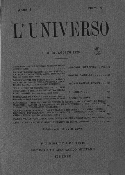 L'universo rivista mensile