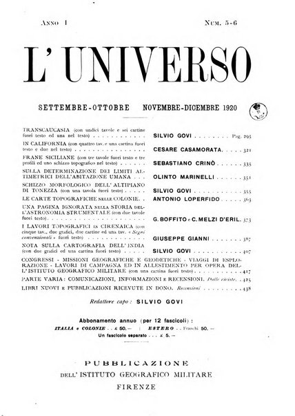 L'universo rivista mensile