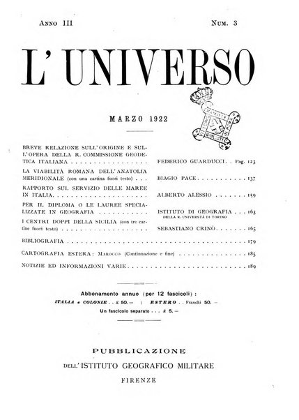 L'universo rivista mensile