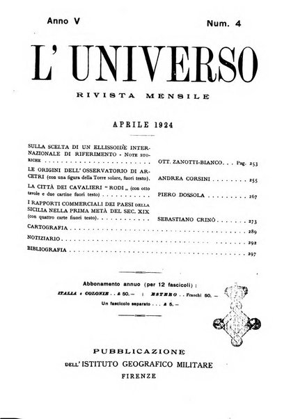 L'universo rivista mensile