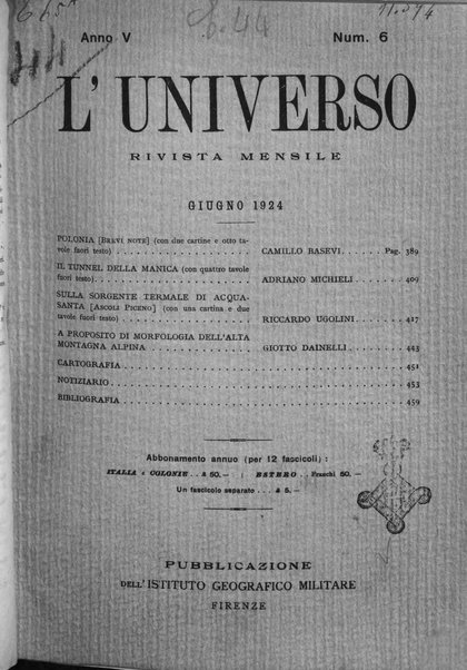 L'universo rivista mensile