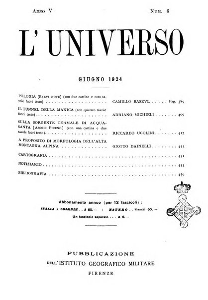 L'universo rivista mensile