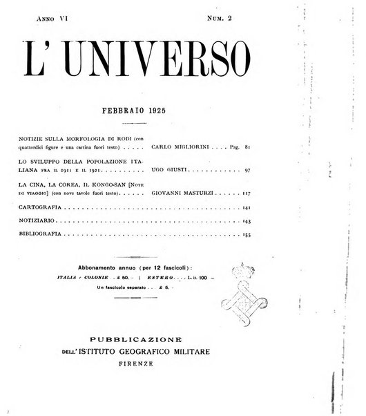 L'universo rivista mensile