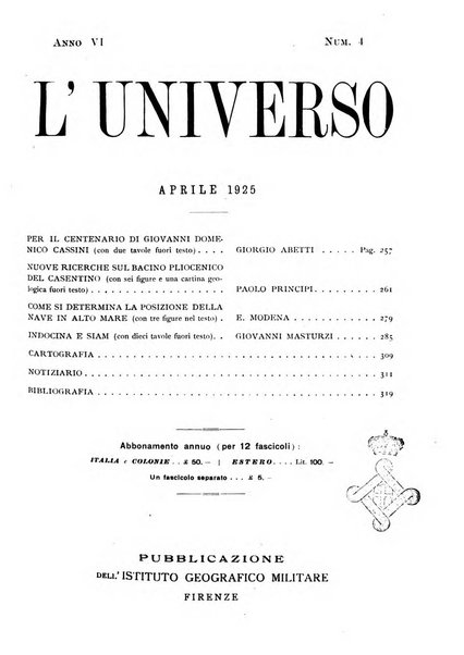 L'universo rivista mensile