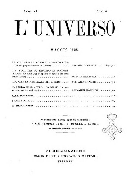 L'universo rivista mensile