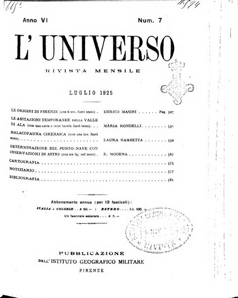 L'universo rivista mensile