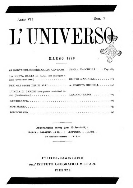 L'universo rivista mensile