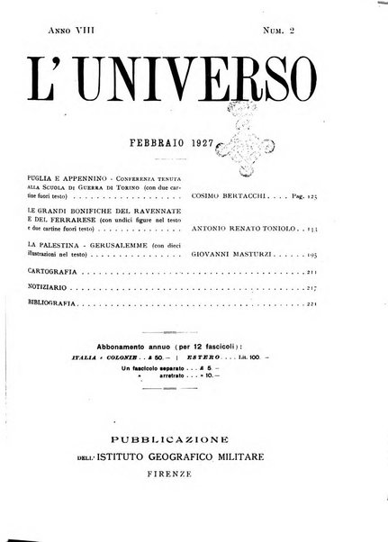 L'universo rivista mensile