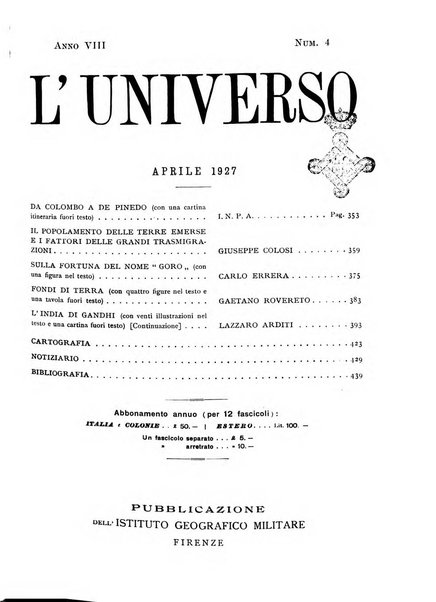 L'universo rivista mensile