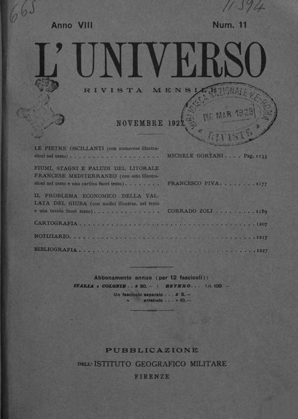 L'universo rivista mensile