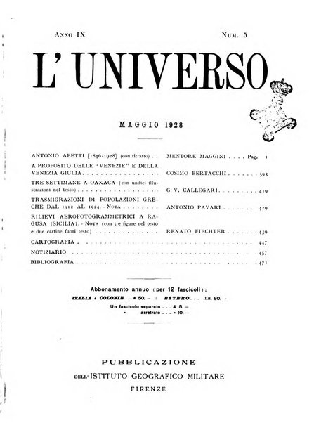 L'universo rivista mensile