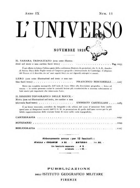 L'universo rivista mensile