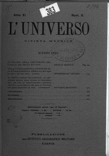 L'universo rivista mensile