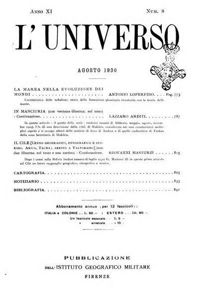 L'universo rivista mensile