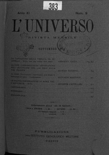 L'universo rivista mensile