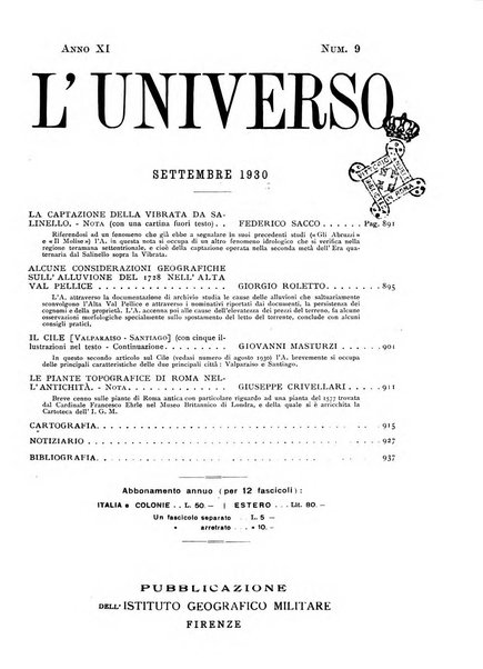 L'universo rivista mensile