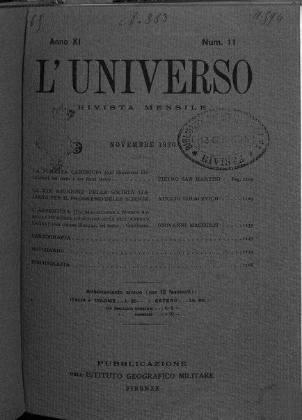 L'universo rivista mensile