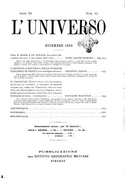 L'universo rivista mensile