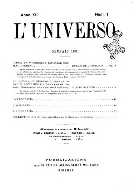 L'universo rivista mensile