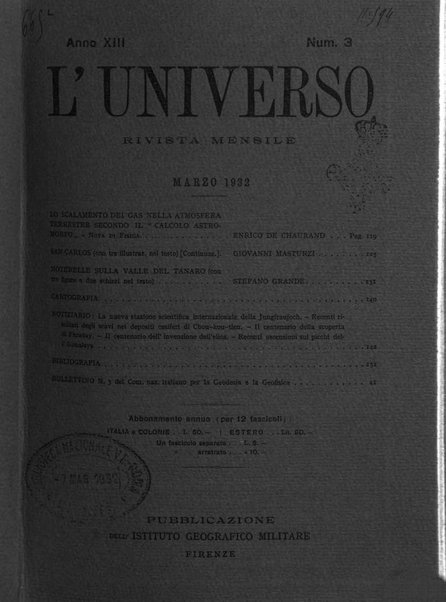 L'universo rivista mensile