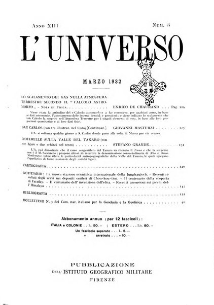 L'universo rivista mensile