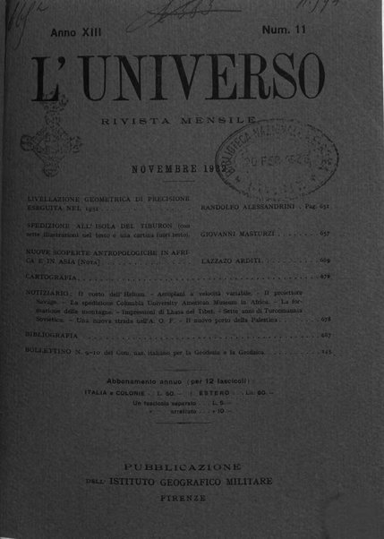 L'universo rivista mensile