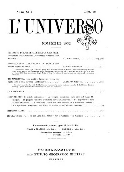 L'universo rivista mensile