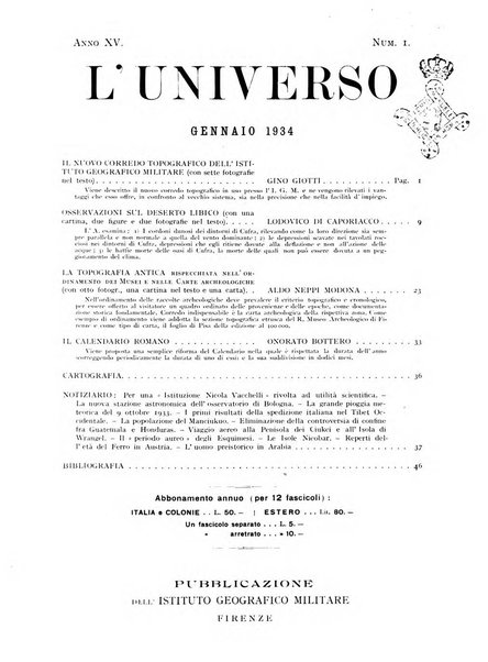 L'universo rivista mensile