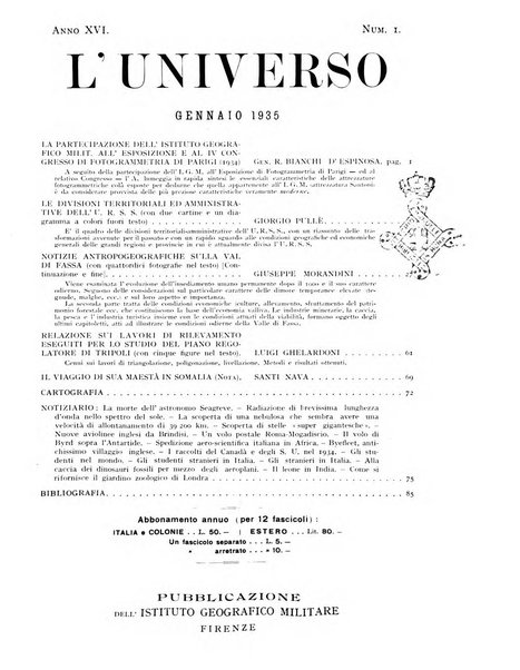 L'universo rivista mensile