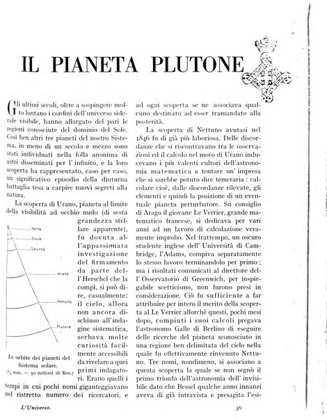 L'universo rivista mensile