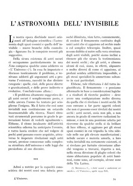 L'universo rivista mensile