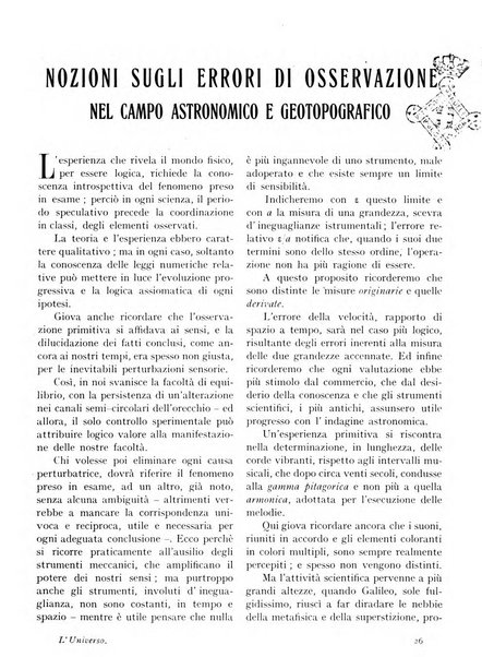 L'universo rivista mensile