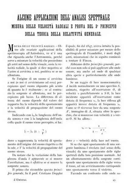 L'universo rivista mensile