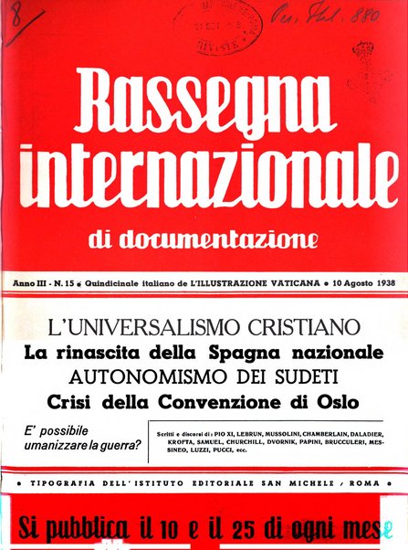 Rassegna internazionale di documentazione