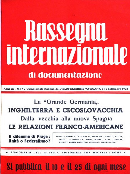 Rassegna internazionale di documentazione