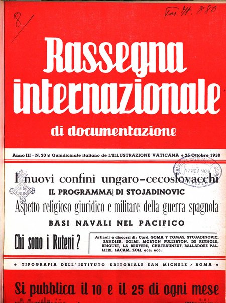 Rassegna internazionale di documentazione