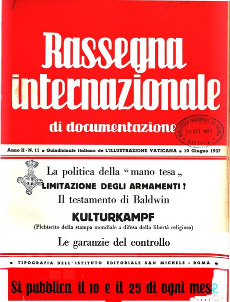 Rassegna internazionale di documentazione