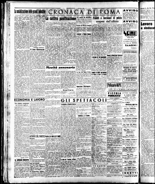 Ricostruzione : organo della Democrazia del lavoro