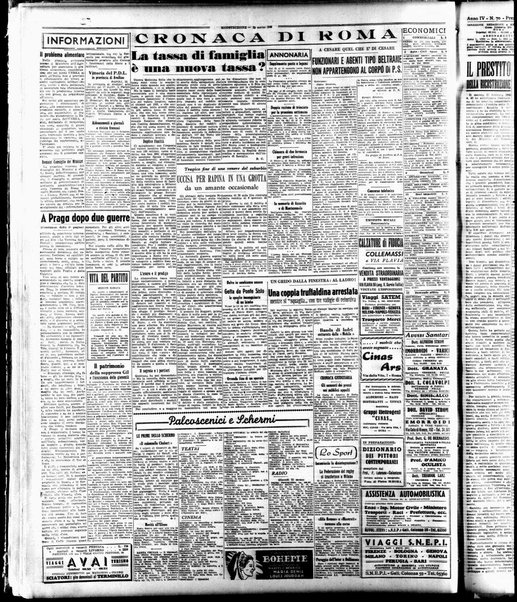 Ricostruzione : organo della Democrazia del lavoro