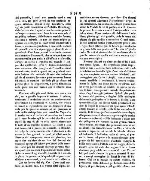 La pallade giornale di belle arti