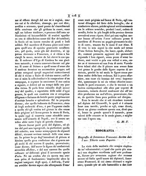 La pallade giornale di belle arti