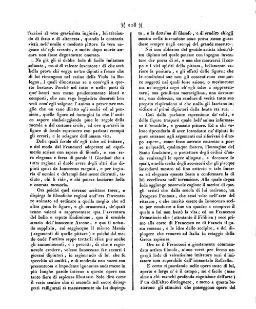 La pallade giornale di belle arti