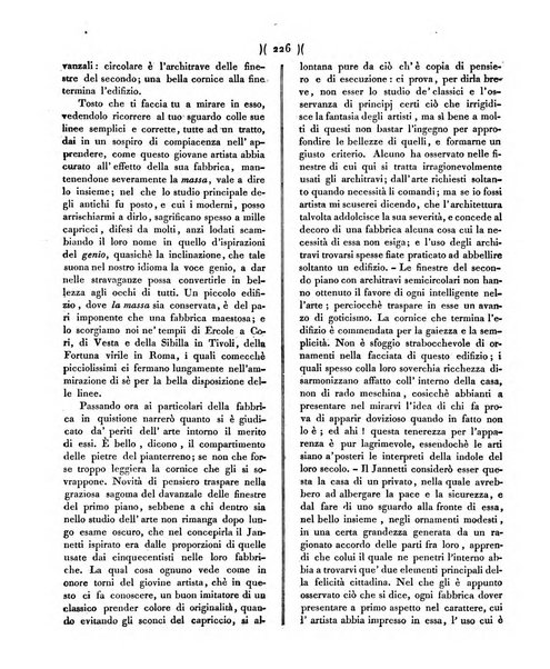 La pallade giornale di belle arti