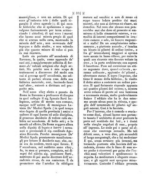 La pallade giornale di belle arti