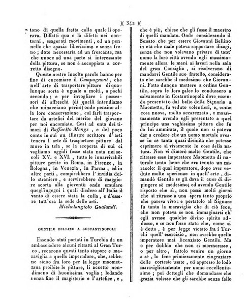 La pallade giornale di belle arti