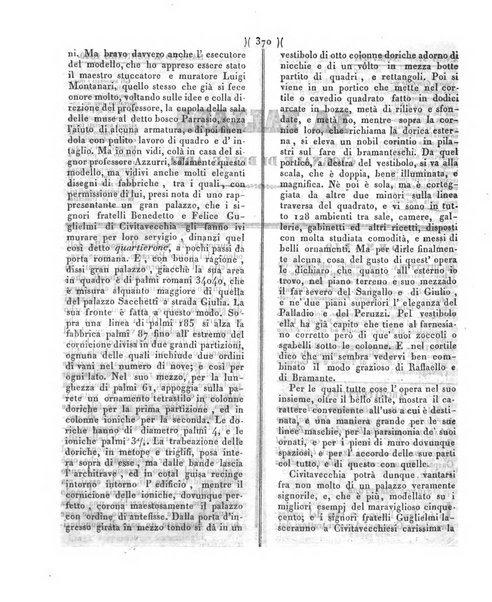 La pallade giornale di belle arti