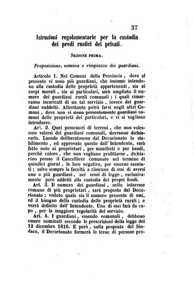 Giornale dell'Intendenza della provincia di Napoli