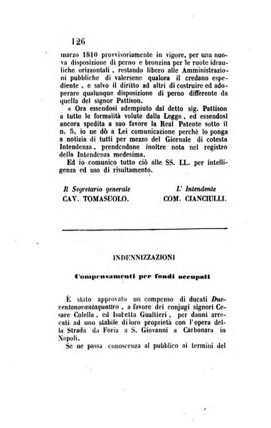 Giornale dell'Intendenza della provincia di Napoli