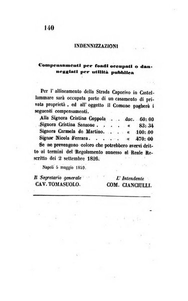 Giornale dell'Intendenza della provincia di Napoli