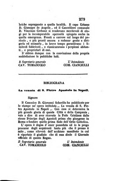 Giornale dell'Intendenza della provincia di Napoli